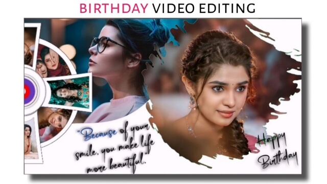 Disc Frame Birthday Video Edits | Learn Editing | Status Editing