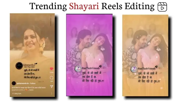 Instagram Viral Shayari Reels Tutorial | Learn Editing | Status Editing