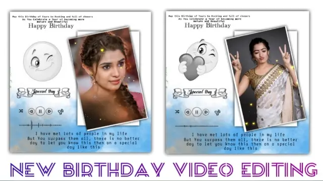 Emoji Birthday Video Editing | Learn Editing | Status Editing